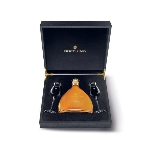 Cofanetto Grappa Bocchino Chardonnay + Calici Grappa