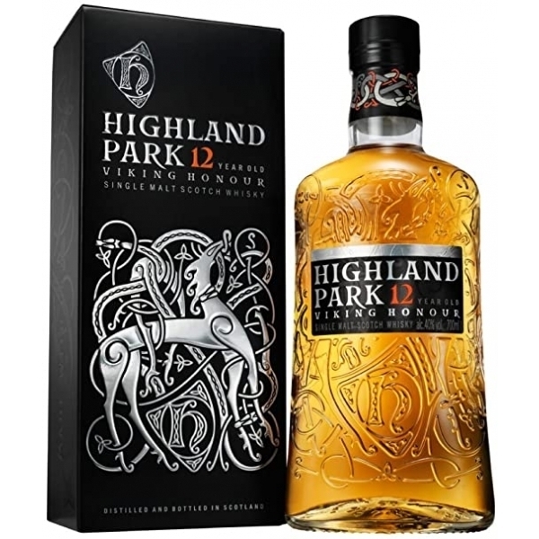 Whisky Highland Park 12 y Viking Honour 70 cl.