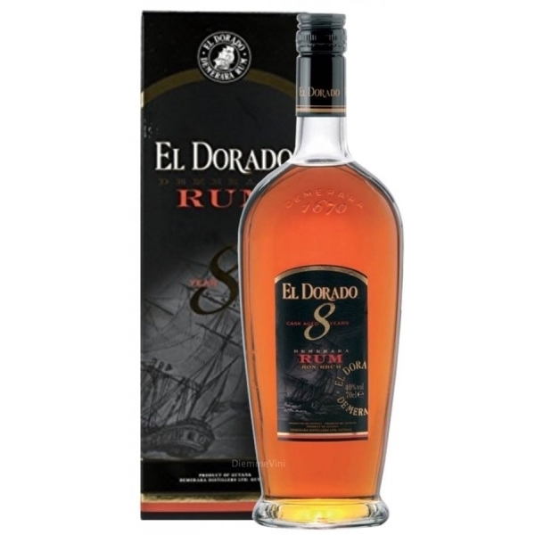 Rum El Dorado 8 Anos 70 cl.