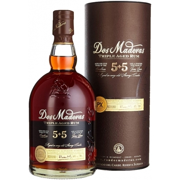 Rum Dos Maderas 5 + 5 70 cl.